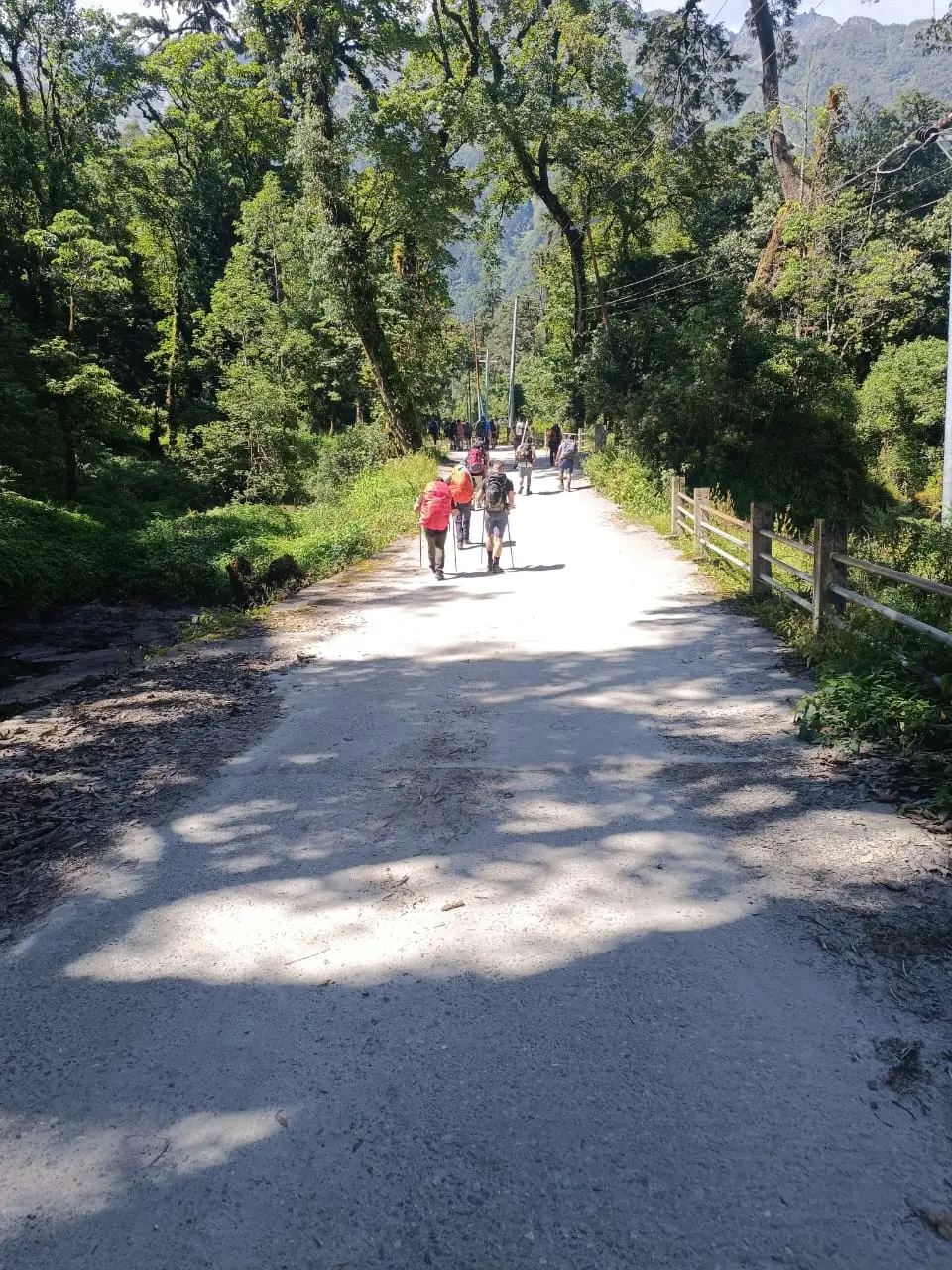 Remote Himalayan trail