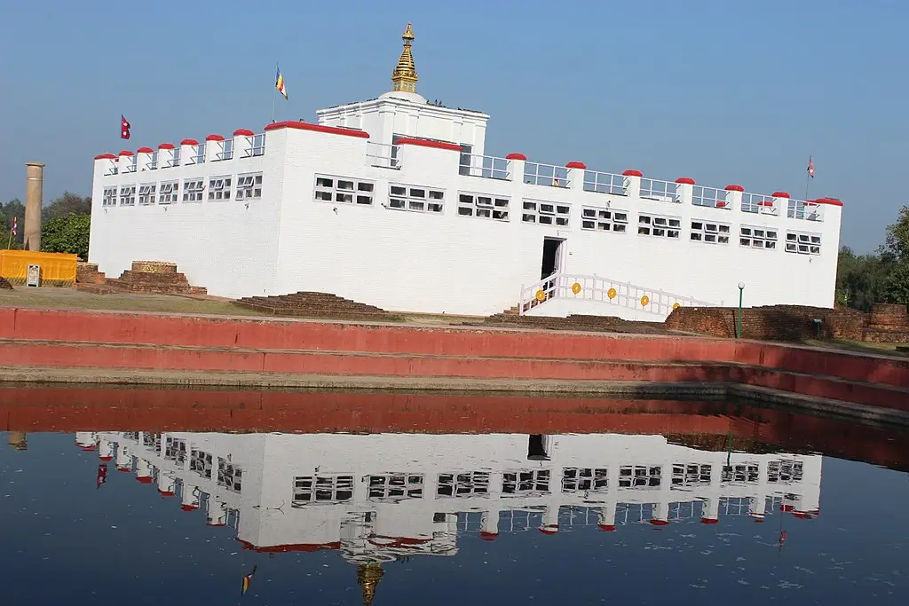 The sacred garden at Lumbini